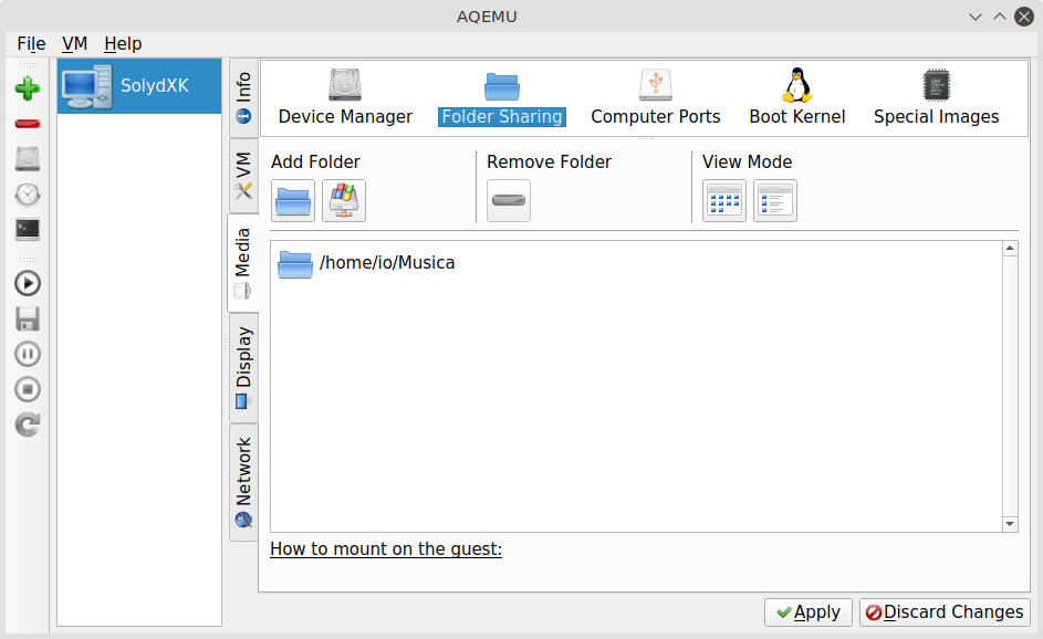 Aqemu - VM - Info 3-2