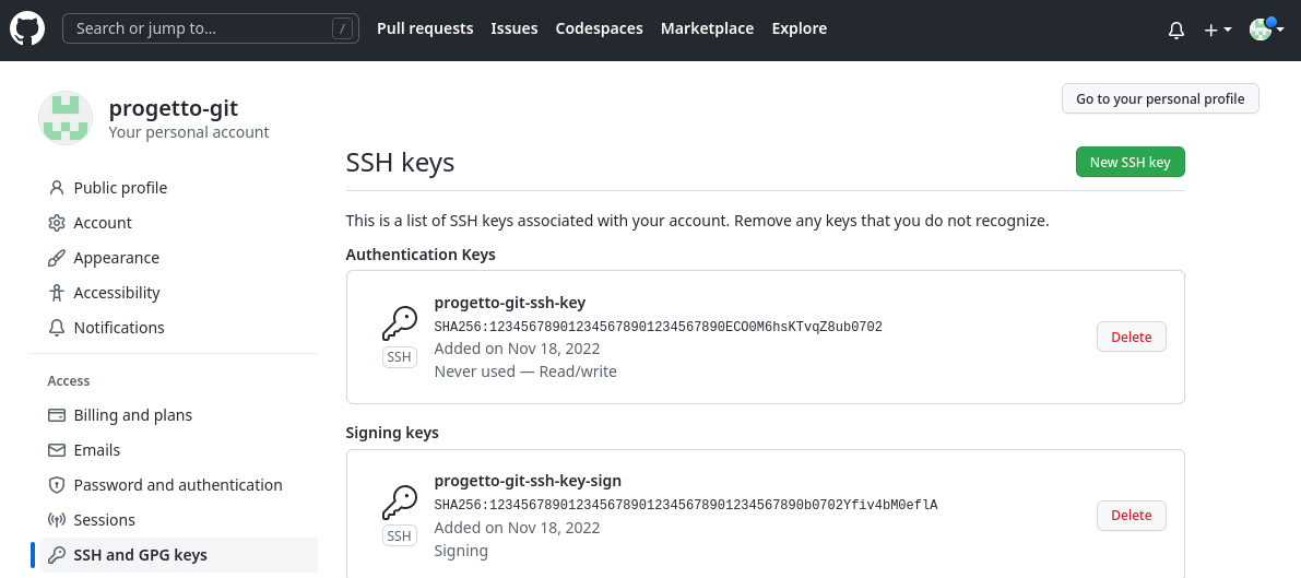 GitHub - Configure a SSH key