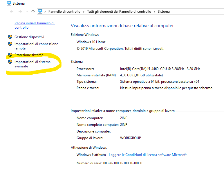 Windows - Configurare variabili ambiente